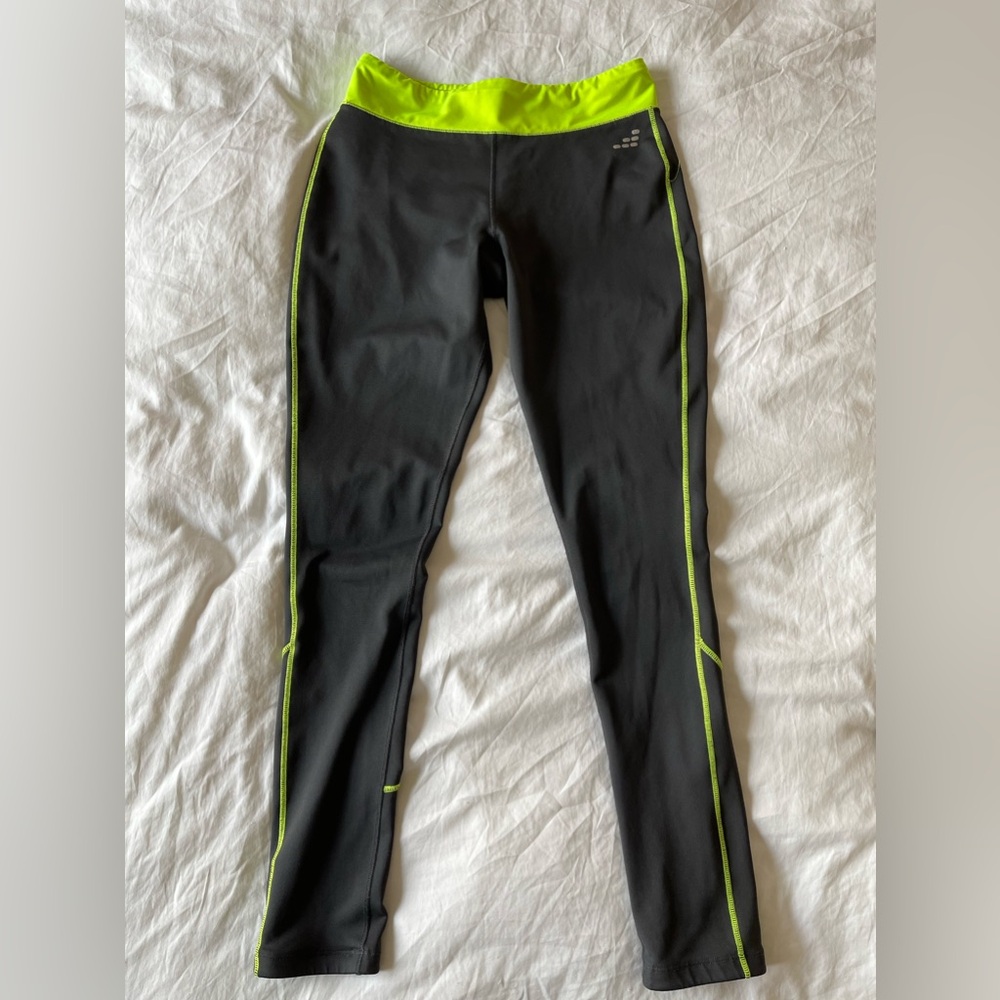 🍑 BCG Gray & Neon Green Workout Pants 🍑